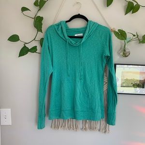 Teal sweater hoodie